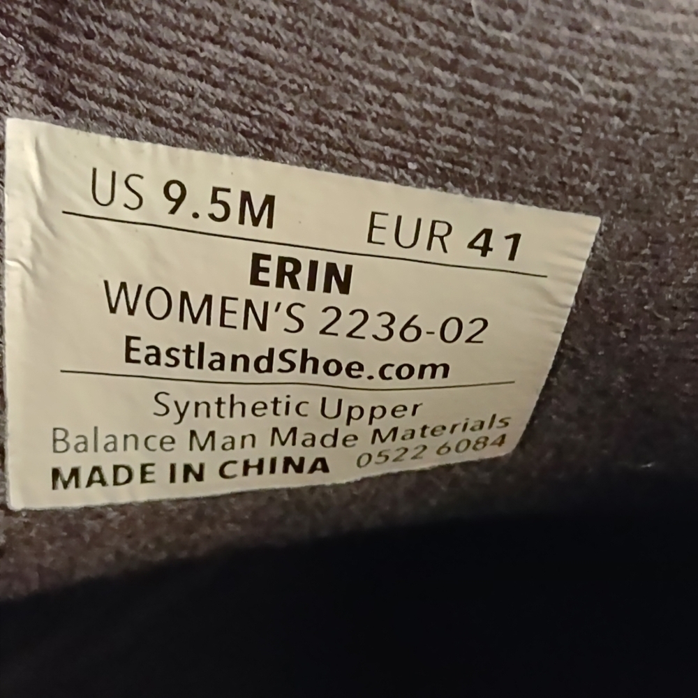 Eastland Erin Slides Mules Clogs Women Brown Faux Leather Buckle Size 9.5M - Picture 13 of 13